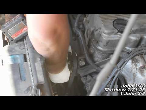 Water Pump Remove Replacec "How to" Nissan Pick Up Truck