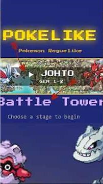 INSANE Shiny Luck + God Carry?! | Johto Battle Tower Pokelike | #Pokelike.xyz