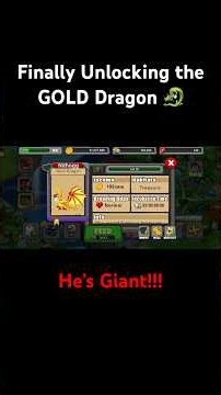 Finally unlocked the gold dragon so excited | DragonVale