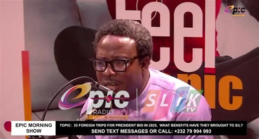 Minkailu P. Koroma (Member APC Publicity Secretariat) on the epic morning show #Sliktv #EpicRadio | Epic Radio 99.3fm