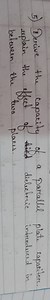 5) Derive the capacity of a parallel plate capacitor. explain t... | Filo