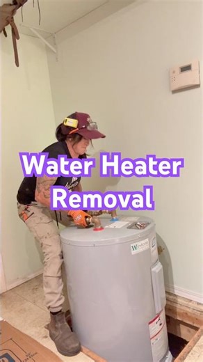 Water Heater Removal from a Crawl Space