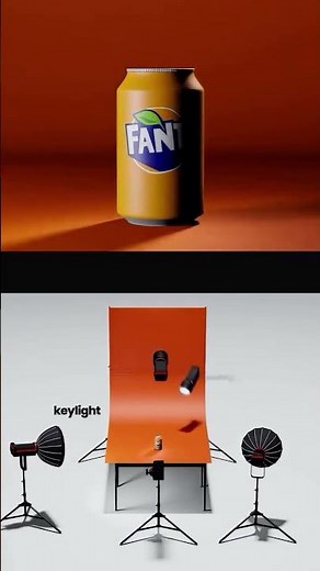 Master Lighting Skills for Product Photography | Fanta Bottle Tutorial 🎥✨
