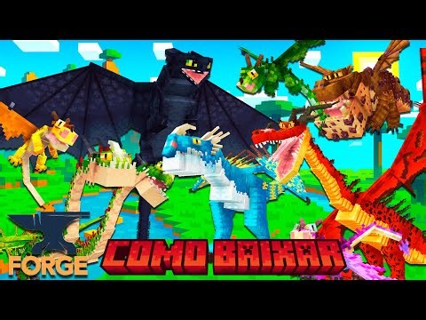 COMO BAIXAR E INSTALAR O MOD BLUEDUDE DRAGONS 1.1.0 (1.21.1) MINECRAFT JAVA NEOFORGE/FABRIC