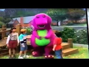 Barney comes to life (Barney Theme Song Sense Sational Day!'s version - The Barney Channel!)