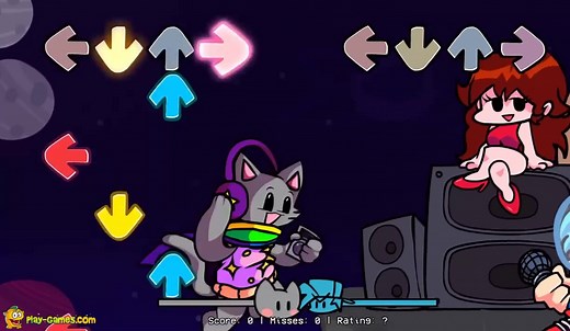 Геймплей Nyan Cat в Friday Night Funkin’