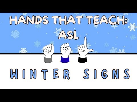 Hands That Teach: Winter ASL Signs for Kids | Fun & Easy Beginner Guide for ECE