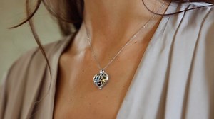 Watch Customizable Heart Shaped Birthstone Locket in Silver on Amazon Live