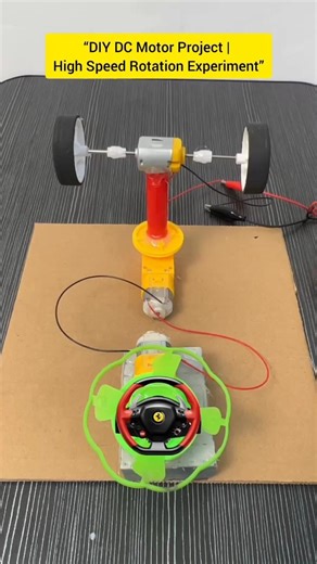 “DIY DC Motor Project | High Speed Rotation Experiment”