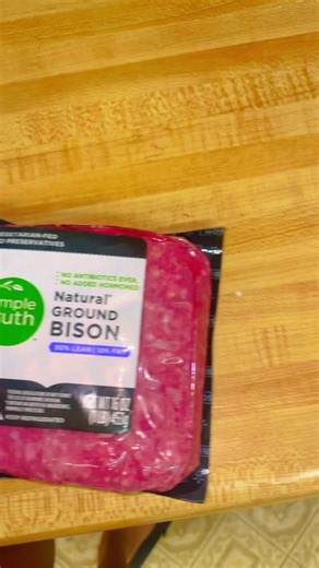 Bison & cheese stuffed sweet potato #food