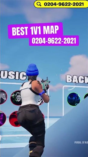 code map : 0204-9622-2021 #fortnite #1v1 #buildfight