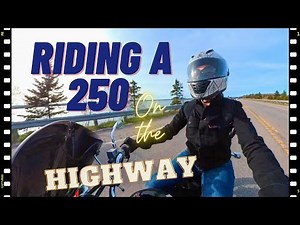 Can a Honda Rebel 250 ride the Highway?