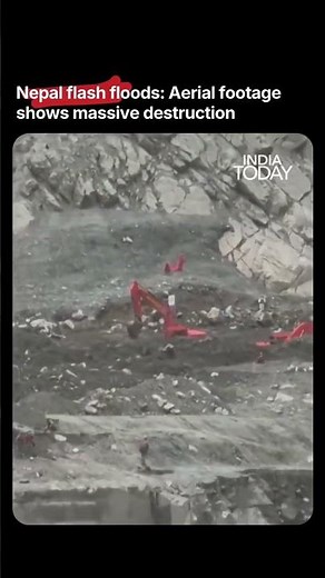 Aerial Footage Reveals Massive Devastation Caused by Deadly Floods in Nepal