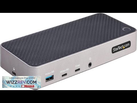 StarTech.com USB C Triple Monitor Docking Station for MacBook Pro Air M1