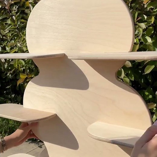 Wibbly Collapsible Wooden Display Stand #diy #wood #popupmarket #home #homedecor