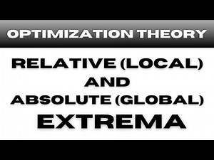 Relative (Local) and Absolute (Global) Extrema