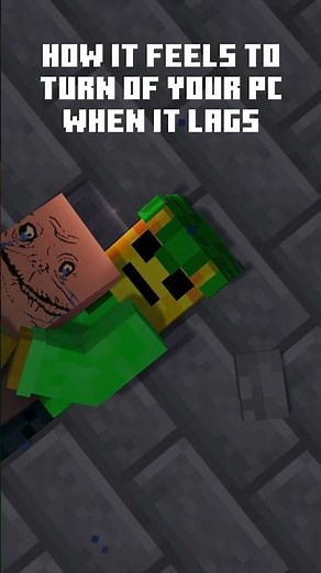 PC suffocation | Minecraft Animation #minecraftmemes #funny