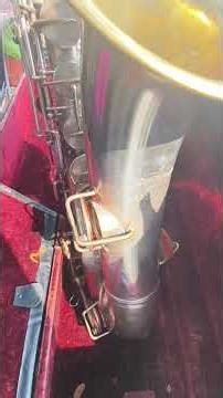 1915 Frank Holton Melody-C Tenor Saxophone SERIAL T 1092 L.P U.S.Q.M.C . WWI Military Era