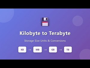 Kilobyte to Terabyte Explained: Storage Units & Conversions for Beginners