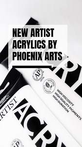 63K views | Discover the new ARTIST acrylics from Phoenix Arts. A...