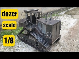 Homemade dozer scale 1/8, Caterpillar D11, part 3 | rc action homemade
