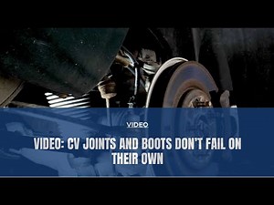 Maintenance Minute: CV Axle Failures
