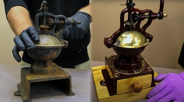 Reviving A Vintage Coffee Grinder With Accuracy
