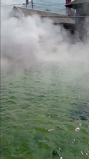 【別府地獄めぐり】白池地獄の幽玄な美しさ。