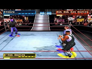 WWF SmackDown! (PS1): Pre-Season - 6th Match Vs. The Dudley Boyz (2-On-1 Handicap)