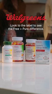 450 reactions · 25 shares | Free & Pure Products clearly say what the product is free from, right on the label. So you can live free and pure! | Walgreens | Facebook