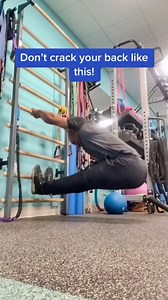 1.5M views · 10K reactions | Don’t Crack your Back Like This!! — #backcrack #backpain | Physical Therapy Session | Facebook