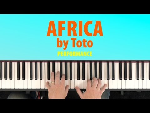 How to play Africa by Toto (Piano Performance with Original Recording)