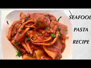 Italian Octopus And Pasta Recipe| Octopus In Tomatoes Recipe