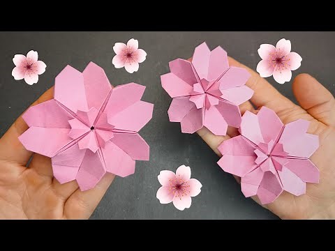 Origami Cherry Blossom (Sakura) – Easy Paper Flower Tutorial