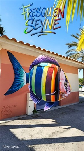 78K views · 1K reactions | Fresqu'en Seyne #3 | Animations IA ✨ Un grand merci à tous les artistes  du collectif Graphik Art qui m'ont vraiment inspiré pour animer leurs fresques. C'est le 3ème et dernier volet de ma saga ! Rémy Cantin [ 1 mn 30 Épisode #1] https://www.facebook.com/share/r/1Zwe7m4KjZ/ [ 1 mn 30 Épisode #2] https://www.facebook.com/share/r/1BCFhCgtut/ | Rémy Cantin | Facebook