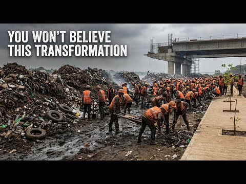“Wasteland to Wonderland: You Won’t Believe This Abandoned Riverbank Transformation!”