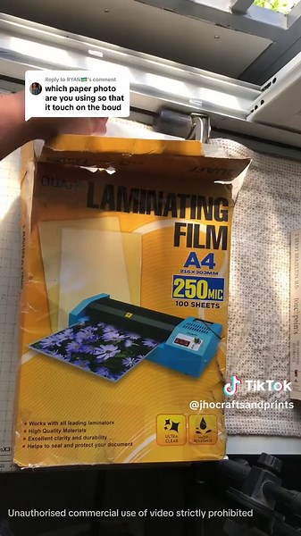 Replying to @RYAN🇷🇼 Hi! I’m using matte vinyl sticker paper for this. It’s perfect for high-quality prints and laminating projects. Thank you for your question! 💛#glasseffectssintraboard #sintraboardglasseffects #itechvinylsticker #vinylstickers #stickerpaper