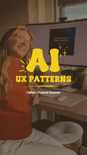 AI UX Patterns I Wish I Found Sooner 🤯💡 If you’re designing for AI, this site is a goldmine of real, tested solutions for AI design challenges. Check out aiuxpatterns.com — it’s not an ad, just a super useful resource I had to share! #ai #ux #uxdesign #uxdesigner #uxui #uxinspiration #uxigers #productdesign #productdesigner #aiux #aiuxdesign #uxresources #uiresources #designresources