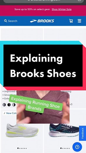 Explaining Brooks Running Shoes: Models and Features