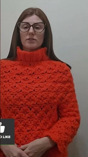 Crochet top-down blouse. The video tutorial is now available!