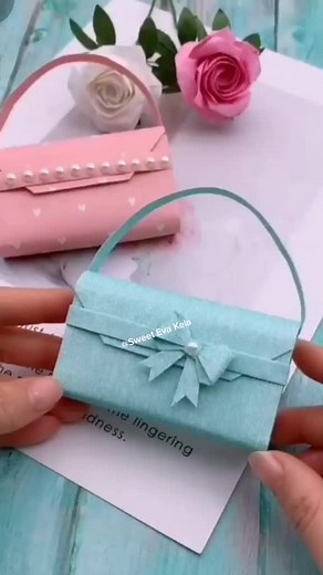Try this🥰#learnontiktok #tiktoktutorial #tiktokpartner #sweetevakela #sweet_eva_kela #handbag #decorations_ideas #roomdecor #craft #papercraft #recyc