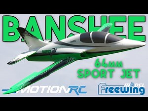 Introducing the NEW Freewing Banshee 64mm Sport Jet | Motion RC