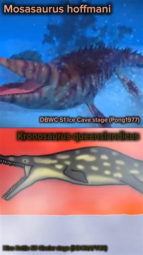 Mosasaurus VS Kronosaurus [DBWC VS INDORAPTOR] (1v1debate) #debate #mosasaurus #jsab #glacier