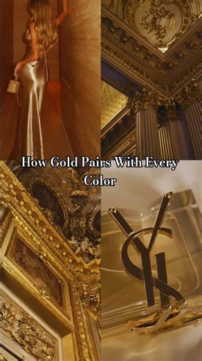 How Gold Pairs With Every Color (Part 1) ✨ Fashion Color Combos & Styling Ideas
