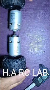 High-Speed RC Rear Axle with 2x 12,000 RPM DC Motors RC car upgrades