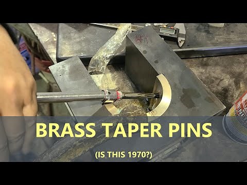 Machinist's Minutes: Installing brass taper pins (BB 3/3)