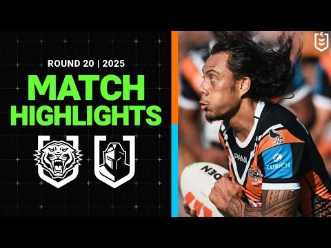 NRL Highlights | 2025 NRL Match Highlights | Wests Tigers v Titans | Round 20
