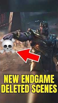 Did You Notice These Deleted Endgame Scenes? #shorts #marvel #mcu