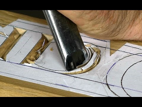 How to Carve Celtic Lettering - 4 Curves