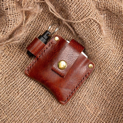 Leather Lighter Cover Zippo Lighter Case With Cigar Piercer Engraved Gift for Smoker Men - Etsy